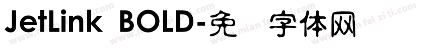 JetLink BOLD字体转换